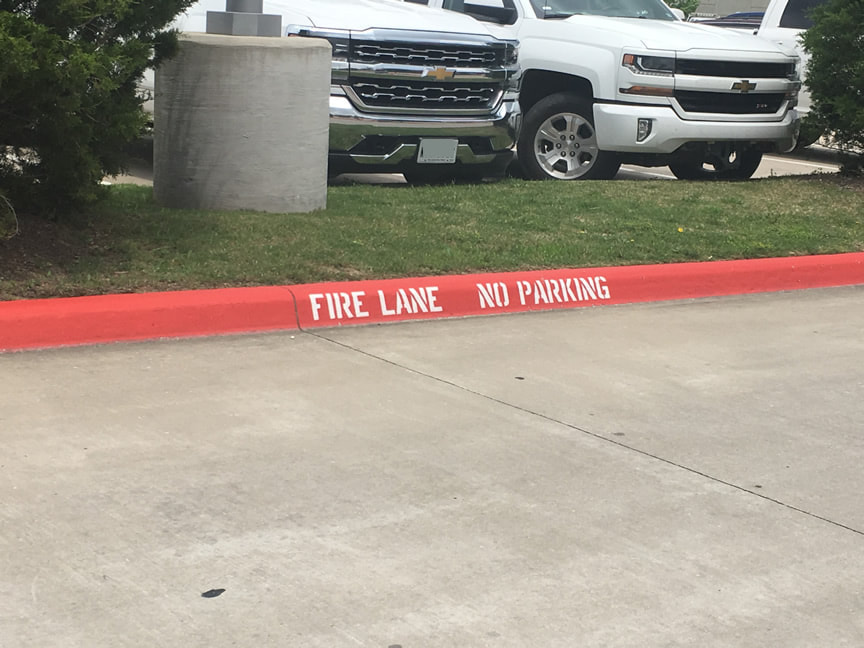 Fire Lane Striping and Curb Painting Charlotte, NC